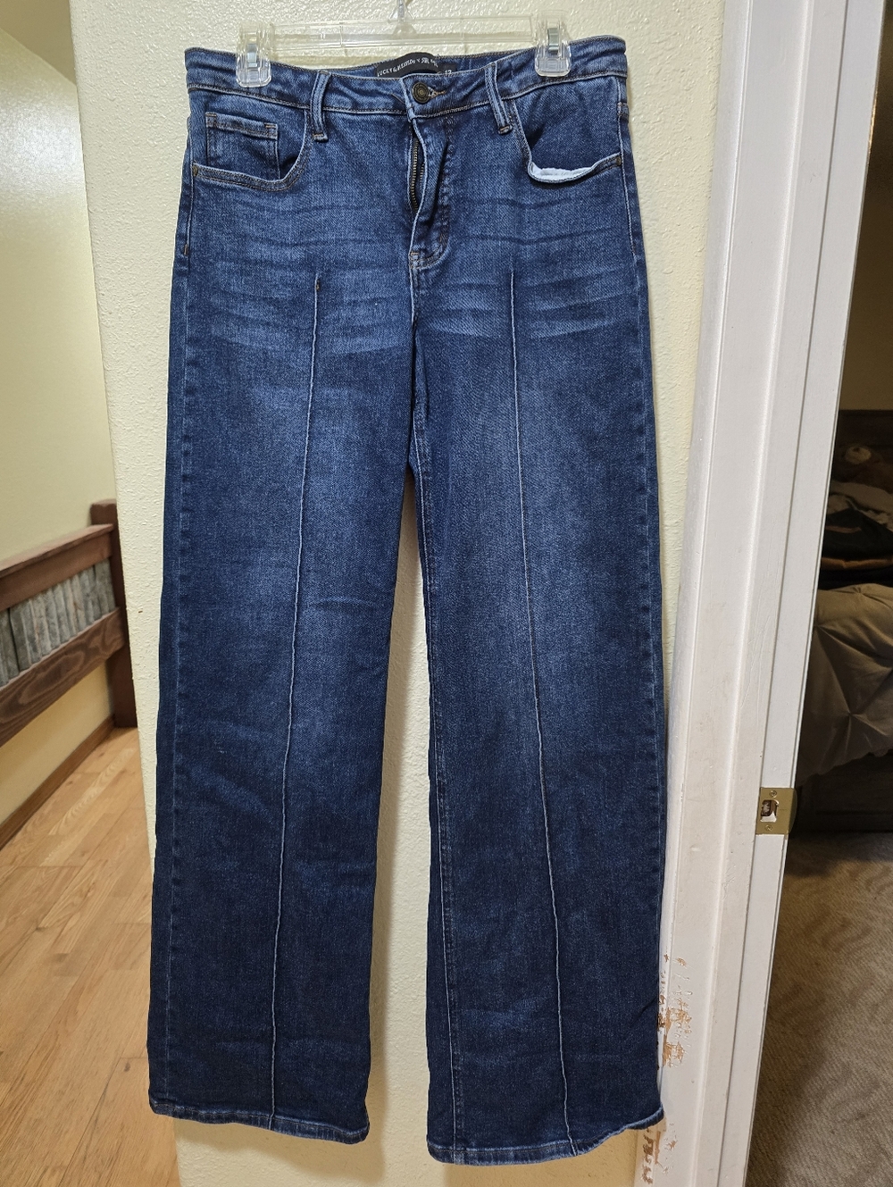 Lucky & Blessed Womens’s Front Seamed Jeans. Cuff Or Dont Up To You
